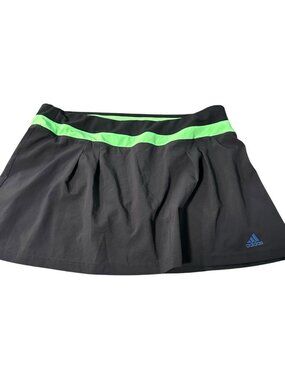 Adidas Climalite Skort Green and Black Size Large Tennis Golf Athletic Active